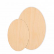 Основа для випалювання та декорування „Овал“ 1, 15х20см, фанера, 2шт, ROSA TALENT