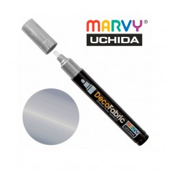 Маркер для розпису тканин, Срібло, односторонній, 223, DecoFabric, Marvy