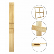 Планка середня для перемички 50 мм, 74 см, ROSA Планка середня для перемички 50 мм, 74 см, ROSA