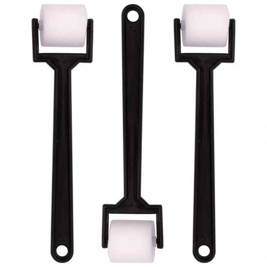 Набір роликових спонжів поролонових, ширина 25мм (3шт.), D.K.ART & СRAFT