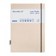 Скетчбук А5, 120арк, 150г, нелінований «Замальовник» бежевий, ORNER Скетчбук А5, 120арк, 150г, нелінований «Замальовник» бежевий, ORNER