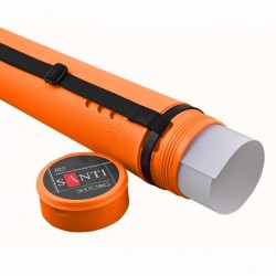 Тубус Santi розсувний, діаметр 8,5 см, довжина 65-110 см, помаранчевий Тубус Santi розсувний, діаметр 8,5 см, довжина 65-110 см, помаранчевий