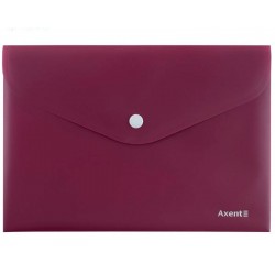 Папка на кнопці А5, Earth colors бордо, AXENT Папка на кнопці А5, Earth colors бордо, AXENT