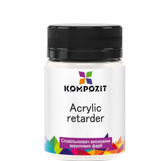 Сповільнювач висихання для акрилових фарб "ART Kompozit", 60 мл Сповільнювач висихання для акрилових фарб "ART Kompozit", 60 мл