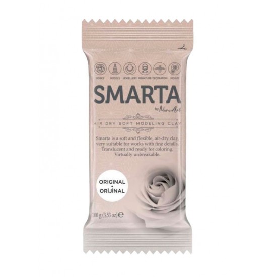 Пластика самозастигаюча, Біла Original, 100 г, Smarta