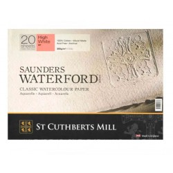 St Cuthberts Mill блок папір акварельний гар.прес. Saunders Waterford, Extra White, 300 г, 41х31 см, St Cuthberts Mill блок папір акварельний гар.прес. Saunders Waterford, Extra White, 300 г, 41х31 см,