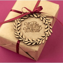 Набір заготовок „Warm Wishes“, ХДФ, 9,5х9,5см, 4шт., ROSA Talent