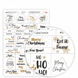 Папір дизайнерський одност., „Слова. Фрази. Зима“ анг.мова, 21х29,7см, 250 г/м2, ROSA TALENT Папір дизайнерський одност., „Слова. Фрази. Зима“ анг.мова, 21х29,7см, 250 г/м2, ROSA TALENT