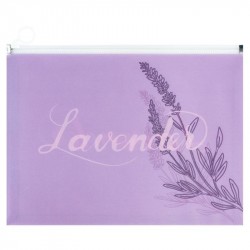 Папка на блискавці zip-lock А4+ Lavender-1 Папка на блискавці zip-lock А4+ Lavender-1
