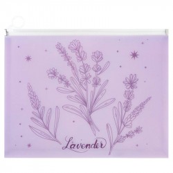 Папка на блискавці zip-lock А4+ Lavender-2 Папка на блискавці zip-lock А4+ Lavender-2