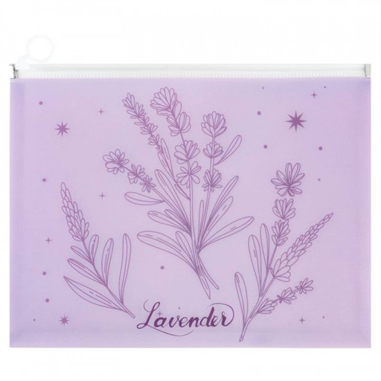 Папка на блискавці zip-lock А4+ Lavender-2 Папка на блискавці zip-lock А4+ Lavender-2