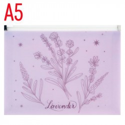 Папка на блискавці zip-lock А5+ Lavender-2 Папка на блискавці zip-lock А5+ Lavender-2