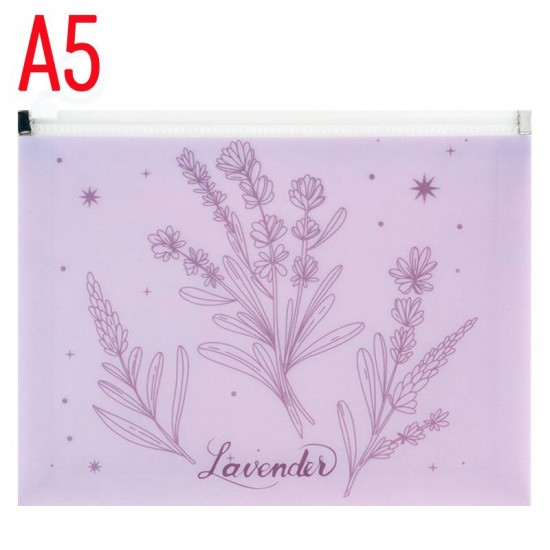 Папка на блискавці zip-lock А5+ Lavender-2 Папка на блискавці zip-lock А5+ Lavender-2