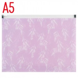 Папка на блискавці zip-lock А5+ Lavender-3 Папка на блискавці zip-lock А5+ Lavender-3