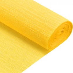 Папір гофрований SANTI жовтий 230% (рулон 50*200см) Папір гофрований SANTI жовтий 230% (рулон 50*200см)