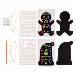 Набір для творчості 1Вересня "Новорічні іграшки", райдужний скретч-арт Набір для творчості 1Вересня "Новорічні іграшки", райдужний скретч-арт