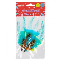 Набір для декорування "Пір'я" 10см, 3 шт. Набір для декорування "Пір'я" 10см, 3 шт.