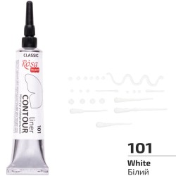 Контур універсальний, Білий, 20 мл, ROSA Talent Контур універсальний, Білий, 20 мл, ROSA Talent