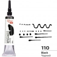 Контур універсальний, Чорний, 20 мл, ROSA Talent Контур універсальний, Чорний, 20 мл, ROSA Talent