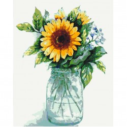 Набір для розпису "Сонячна квітка" 40*50 см, АrtCraft
