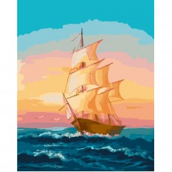 Набір для розпису "На хвилях" 40*50 см без підрамника, АrtCraft