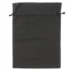 Мішечок із бавовни 25х35см, чорна бавовна 135 г/м2, ROSA Talent Мішечок із бавовни 25х35см, чорна бавовна 135 г/м2, ROSA Talent