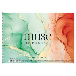 Альбом для ескізів та малювання, А4/50арк., 115г/м2, картон, MUSE, PB-SC-050-317