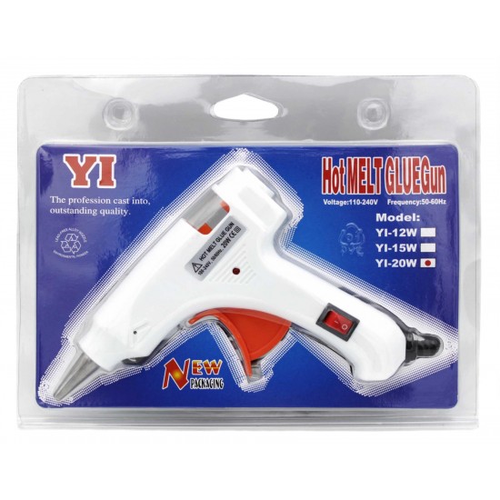 Клейовий пістолет Wild Wolf YL-20W під тонкі 7мм БІЛИЙ (2468) Клейовий пістолет Wild Wolf YL-20W під тонкі 7мм БІЛИЙ (2468)