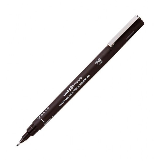 Лайнер браш Uni PIN Brush FINE LINE, чорний