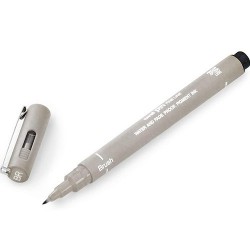 Лайнер браш Uni PIN Brush FINE LINE, світло-сірий