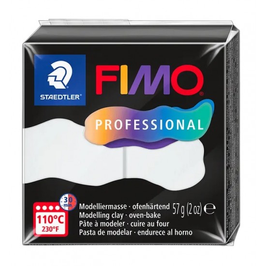 Пластика Professional, Біла, 57г, Fimo Пластика Professional, Біла, 57г, Fimo