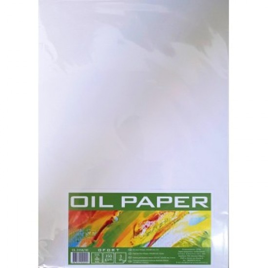 Папір для олійних фарб 535x770мм, 1 арк. (350г/м2)  OL1351E