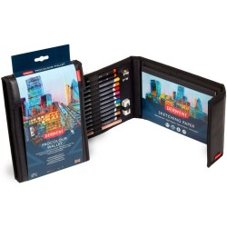 Набір кольорових олівців Procolour Wallet у пеналі, (10 Procolour, 2 Graphic, Blender + accessories) Набір кольорових олівців Procolour Wallet у пеналі, (10 Procolour, 2 Graphic, Blender + accessories)