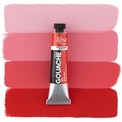 Фарба гуашева, Яскраво-червона (813), туба, 20мл, ROSA Gallery