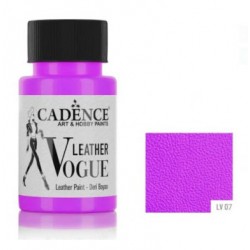 Cadence фарба для шкіряних виробів Vogue Leather Paint, 50 мл, 07 Пурпуровий Cadence фарба для шкіряних виробів Vogue Leather Paint, 50 мл, 07 Пурпуровий