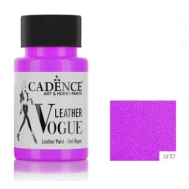 Cadence фарба для шкіряних виробів Vogue Leather Paint, 50 мл, 07 Пурпуровий Cadence фарба для шкіряних виробів Vogue Leather Paint, 50 мл, 07 Пурпуровий