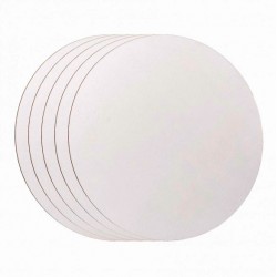 МДФ грунтоване, кругле, Ø15 см, акрил, набір 5 шт. ROSA Studio
