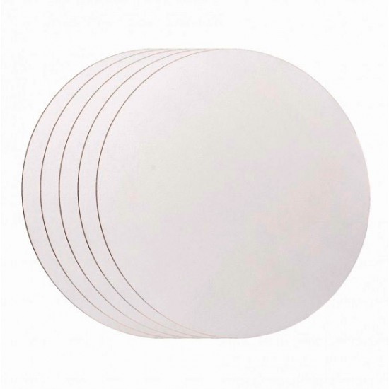 МДФ грунтоване, кругле, Ø15 см, акрил, набір 5 шт. ROSA Studio МДФ грунтоване, кругле, Ø15 см, акрил, набір 5 шт. ROSA Studio