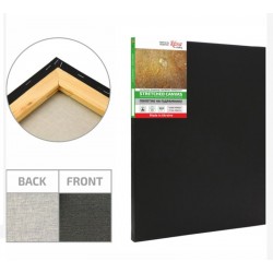 Підрамник,100*130 см, модуль №1, дрібне зерно, Чорний грунт, бавовна, ROSA Gallery