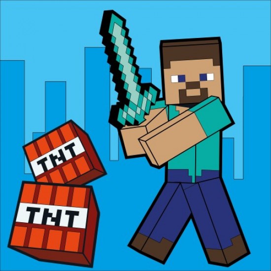 Картина за номерами SANTI "Майнкрафт. Стів та алмазний меч" 25х25 см LED підсвітка Картина за номерами SANTI "Майнкрафт. Стів та алмазний меч" 25х25 см LED підсвітка