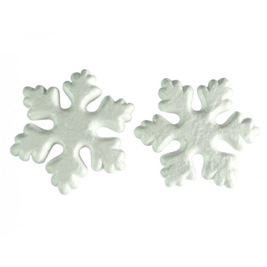 Пінопластові заготовки SANTI "Сніжинки" 2 шт./уп., 15 см Пінопластові заготовки SANTI "Сніжинки" 2 шт./уп., 15 см