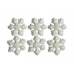 Пінопластові заготовки SANTI "Сніжинки" 6 шт./уп., 7,5 см