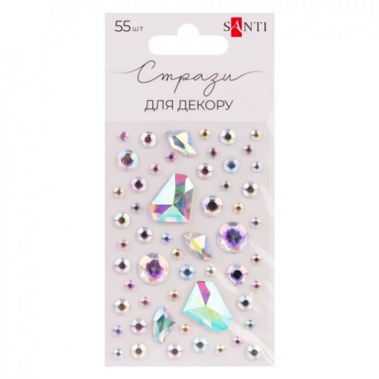Стрази SANTI самоклеючі "MIX" хамелеон Стрази SANTI самоклеючі "MIX" хамелеон