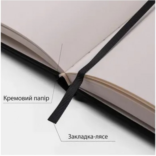 Скетчбук SANTI для графіки, 12х12см, 100 арк., тверда обкладинка PU, 110г/м2, чорний