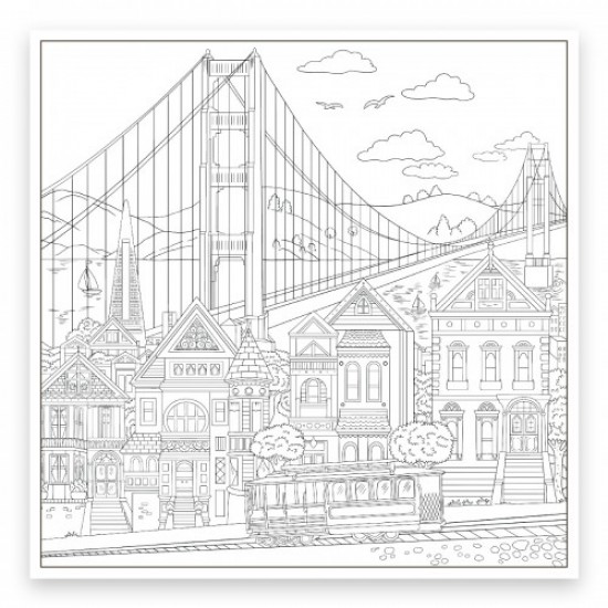 Розмальовка SANTI антистрес "Подорож країнами", 20 стор. Розмальовка SANTI антистрес "Подорож країнами", 20 стор.