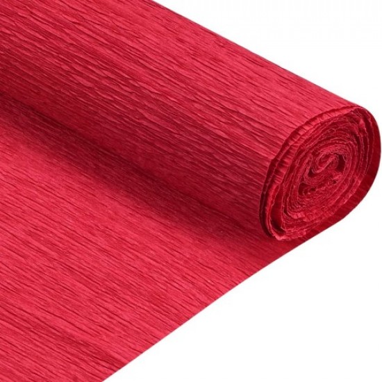 Папір гофрований SANTI червоний 230% (рулон 50*200см) Папір гофрований SANTI червоний 230% (рулон 50*200см)