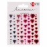 Аплікація SANTI зі страз самоклеючих "Серця" 9х10 см