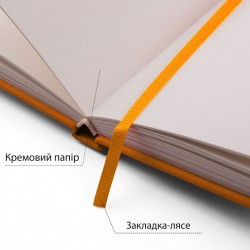 Скетчбук SANTI для графіки, 10х15см, 100 арк., тверда обкладинка PU, 110г/м2, жовтий Скетчбук SANTI для графіки, 10х15см, 100 арк., тверда обкладинка PU, 110г/м2, жовтий