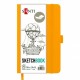 Скетчбук SANTI для графіки, 13х21см, 80 арк., тверда обкладинка PU, 110г/м2, жовтий Скетчбук SANTI для графіки, 13х21см, 80 арк., тверда обкладинка PU, 110г/м2, жовтий