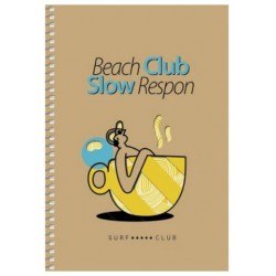 Зошит для записів, спiраль, А5/96арк., без лініювання, кремовий блок, 70г/м2, крафт, лаз. висічка, S Зошит для записів, спiраль, А5/96арк., без лініювання, кремовий блок, 70г/м2, крафт, лаз. висічка, S